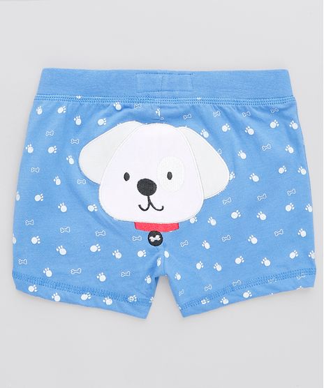 Short-Infantil-Cachorro-Estampado-Azul-9110061-Azul_1