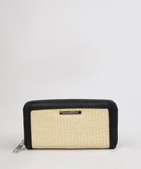 Carteira-Feminina-com-Palha-Preta-9303121-Preto_1