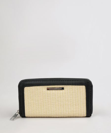 Carteira-Feminina-com-Palha-Preta-9303121-Preto_1 Carteira-Feminina-com-Palha-Preta-9303121-Preto_1