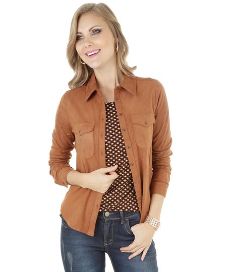 Camisa-em-Suede-Caramelo-8180932-Caramelo_1 Camisa-em-Suede-Caramelo-8180932-Caramelo_1