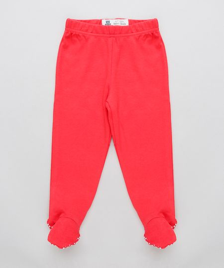 Calça Infantil Básica com Pezinho Vermelha é boa?