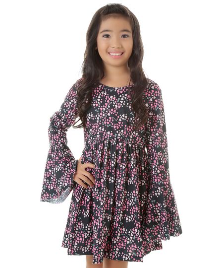 Vestido-Barbie-Estampado-de-Coracoes-Preto-8285955-Preto_1