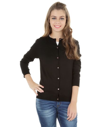 Cardigan-em-Trico-Preta-8198280-Preto_1 Cardigan-em-Trico-Preta-8198280-Preto_1