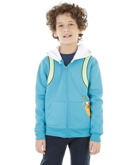 Blusao-em-Moletom-Hora-de-Aventura-Azul-8200936-Azul_1 Blusao-em-Moletom-Hora-de-Aventura-Azul-8200936-Azul_1