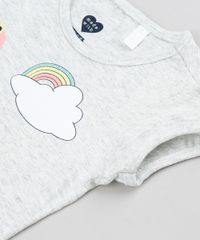 Blusa-Infantil-Flamingo-com-Glitter-Manga-Curta-Decote-Redondo-Cinza-Mescla-Claro-9301875-Cinza_Mescla_Claro_5