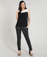 Regata-Feminina-com-Recortes-Bicolor-Decote-Redondo-Preta-9262399-Preto_3