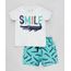Conjunto-Infantil-de-Camiseta-Manga-Curta-Cinza-Mescla---Bermuda-Estampada-de-Jacares-Verde-Agua-9321303-Verde_Agua_1