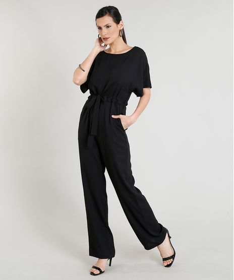 Macacao-Feminino-Longo-com-Faixa-de-Amarrar-Preto-9274007-Preto_1