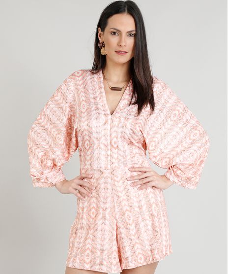 Macaquinho-Feminino-Estampado-Manga-Longa-Decote-V-Laranja-9355176-Laranja_1