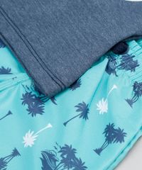 Conjunto-Infantil-de-Camiseta-Manga-Curta-Azul-Escuro---Bermuda-Estampada-de-Coqueiro-Verde-Agua-9321302-Verde_Agua_4