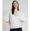Blusa-Feminina-em-Trico-com-Decote-V-Transpassado-Cinza-Claro-9368155-Cinza_Claro_1