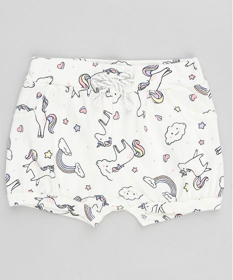Short-Infantil-Balone-Estampado-de-Unicornios-com-Laco-Off-White-9343123-Off_White_1