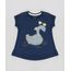 Blusa-Infantil-Cisne-com-Paetes-Manga-Curta-Decote-Redondo-Azul-Marinho-9340333-Azul_Marinho_1