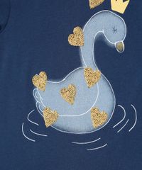 Blusa-Infantil-Cisne-com-Paetes-Manga-Curta-Decote-Redondo-Azul-Marinho-9340333-Azul_Marinho_5