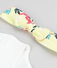 Conjunto-Infantil-de-Blusa--Sweet-Lovers--Manga-Curta-Off-White---Short-Estampado-Floral---Faixa-de-Cabelo--Amarela-9117947-Amarelo_3