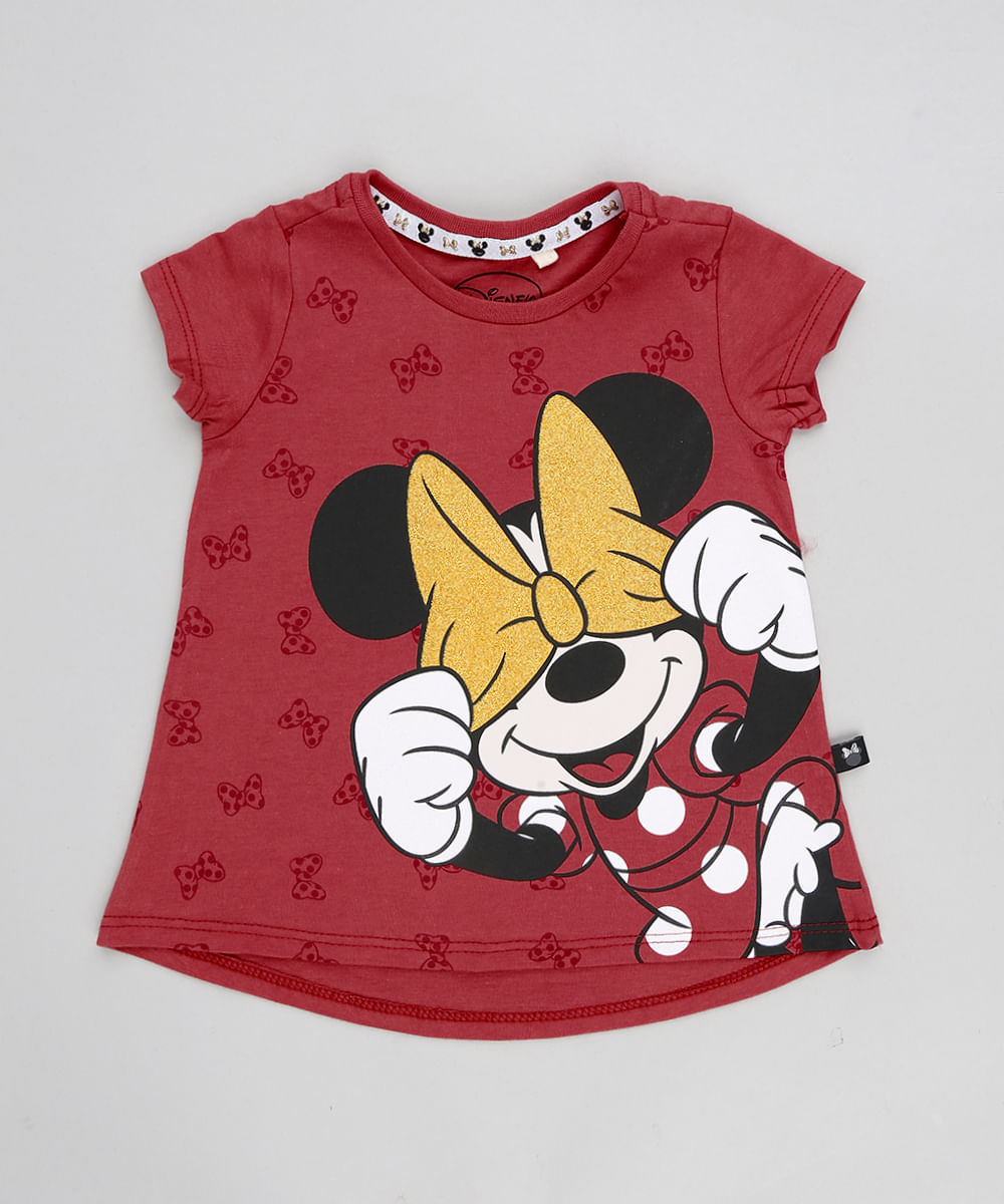 blusa da minnie c&a