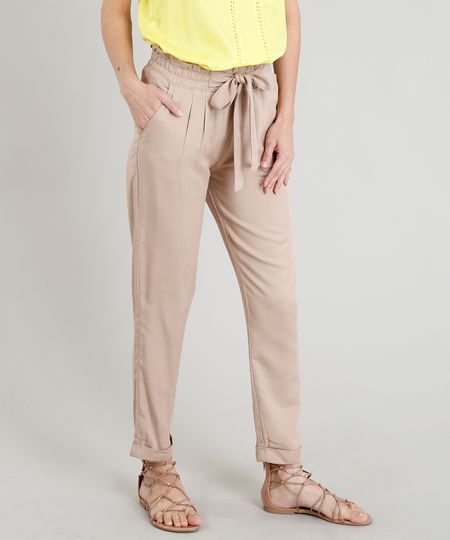 Calca-Clochard-Feminina-com-Amarracao-e-Bolsos-Kaki-9381710-Kaki_1 Calca-Clochard-Feminina-com-Amarracao-e-Bolsos-Kaki-9381710-Kaki_1