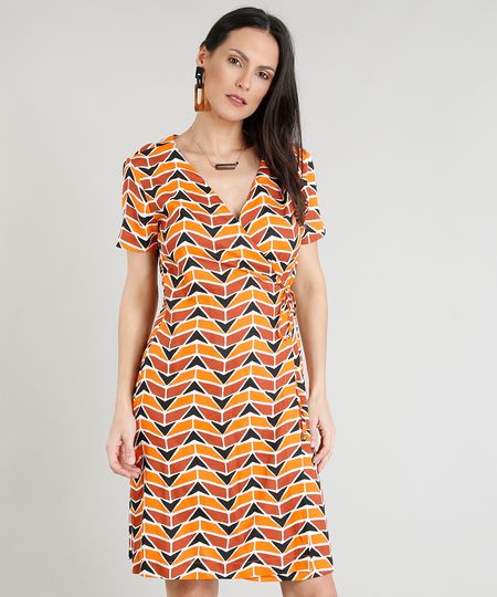 Vestido-Feminino-Curto-Transpassado-Estampado-Geometrico-Manga-Curta-Cobre-9368232-Cobre_1 Vestido-Feminino-Curto-Transpassado-Estampado-Geometrico-Manga-Curta-Cobre-9368232-Cobre_1