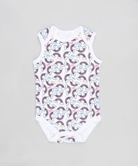 Body-Infantil-Minnie-Estampado-de-Arco-Iris-Sem-Manga-Decote-Redondo-Branco-9190301-Branco_1