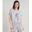 Blusa-Feminina-com-Estampa-de-Bicicleta-Manga-Curta-Decote-Redondo-Cinza-Mescla-9373526-Cinza_Mescla_1