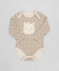 Body-Infantil-Gatinha-Estampado-Animal-Print-Manga-Longa-Decote-Redondo-Bege-9110015-Bege_1