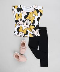 Blusa-Infantil-Minnie-Lacos-com-Glitter-Manga-Curta-Decote-Redondo-Branca-9348620-Branco_3