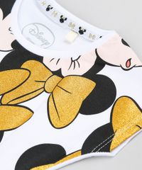 Blusa-Infantil-Minnie-Lacos-com-Glitter-Manga-Curta-Decote-Redondo-Branca-9348620-Branco_5