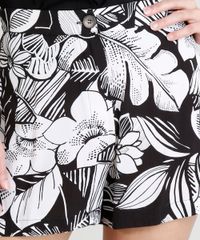 Short-Feminino-Estampado-Floral-Preto-9352741-Preto_4
