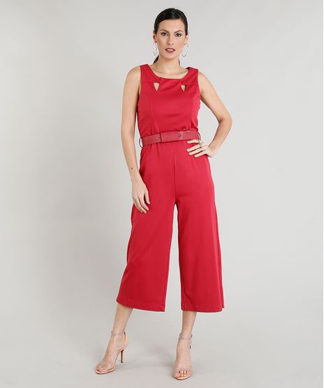 Macacao-Pantacourt-Feminino-com-Cinto-Vermelho-9249996-Vermelho_1