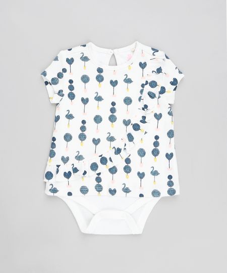 Body-Blusa-Infantil-Estampado-de-Arbusto-com-Babado-Manga-Curta-Off-White-9205022-Off_White_1