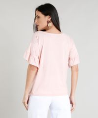 Blusa-Feminina-com-Babado-na-Manga-curta-Rose-9341904-Rose_2