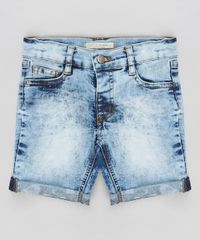 Bermuda-Jeans-Infantil-Reta-com-Barra-Estampada-Camuflada-Azul-Claro-9308640-Azul_Claro_1