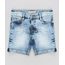 Bermuda-Jeans-Infantil-Reta-com-Barra-Estampada-Camuflada-Azul-Claro-9308640-Azul_Claro_1