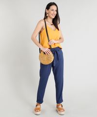 Regata-Feminina-com-Alcas-Cruzadas-Decote-V-Mostarda-9299683-Mostarda_3