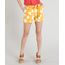Short-Feminino-em-Linho-Estampado-Floral-com-Faixa-de-Amarracao-Amarelo-9281483-Amarelo_1