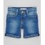 Bermuda-Jeans-Infantil-Reta-com-Barra-Estampada-de-Folhagem-Azul-Medio-9308628-Azul_Medio_1