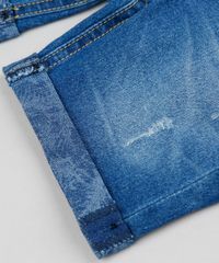 Bermuda-Jeans-Infantil-Reta-com-Barra-Estampada-de-Folhagem-Azul-Medio-9308628-Azul_Medio_3
