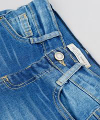 Bermuda-Jeans-Infantil-Reta-com-Barra-Estampada-de-Folhagem-Azul-Medio-9308628-Azul_Medio_4