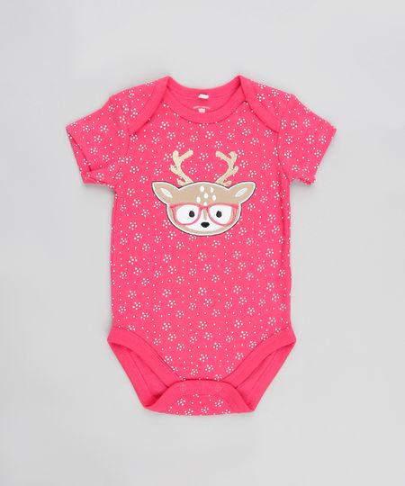 Body-Infantil-Rena-Estampado-Manga-Curta-Decote-Redondo-Rosa-Escuro-9110006-Rosa_Escuro_1