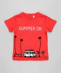 Camiseta-Infantil-Botone--Summer-on--Manga-Curta-Gola-Careca-Vermelha-9302645-Vermelho_1