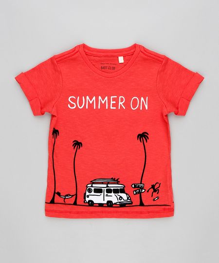 Camiseta-Infantil-Botone--Summer-on--Manga-Curta-Gola-Careca-Vermelha-9302645-Vermelho_1 Camiseta-Infantil-Botone--Summer-on--Manga-Curta-Gola-Careca-Vermelha-9302645-Vermelho_1