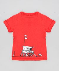 Camiseta-Infantil-Botone--Summer-on--Manga-Curta-Gola-Careca-Vermelha-9302645-Vermelho_2