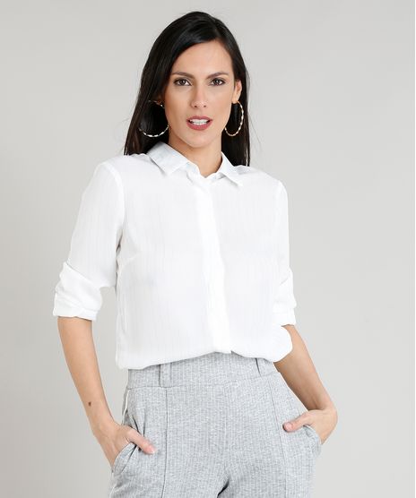 Camisa-Feminina-Risca-de-Giz-com-Lurex-Manga-Longa-Branca-9252453-Branco_1