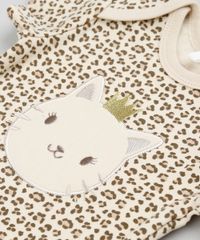 Body-Infantil-Gatinha-Estampado-Animal-Print-Manga-Curta-Decote-Redondo-Bege-9110013-Bege_4
