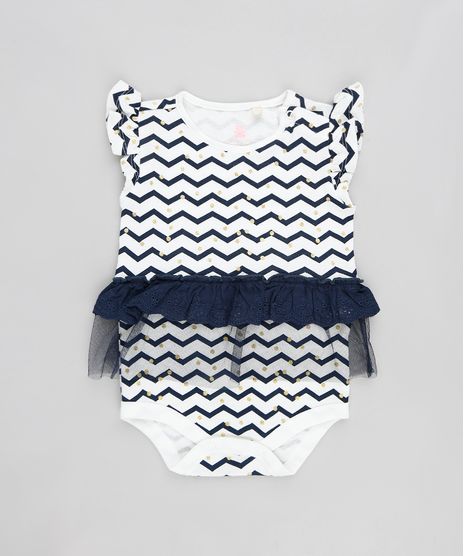 Body-Saia-Infantil-Estampado-Chevron-com-Laise-e-Tule-Sem-Manga-Decote-Redondo-Branco-9123308-Branco_1