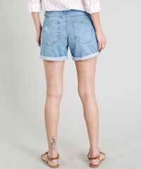 Short-Jeans-Feminino-Midi-Destroyed-com-Barra-Dobrada-Azul-Claro-9381767-Azul_Claro_2