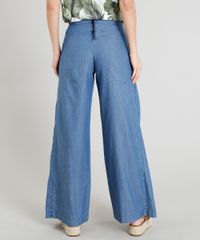 Calca-Jeans-Pantalona-Feminina-com-Sobreposicao-e-Amarracao-Azul-Claro-9375404-Azul_Claro_2