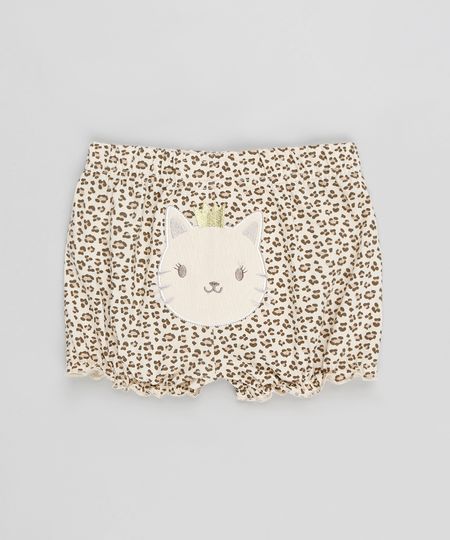 Short-Infantil-Onca-Estampado-Animal-Print-com-Laco-Bege-9110019-Bege_1 Short-Infantil-Onca-Estampado-Animal-Print-com-Laco-Bege-9110019-Bege_1