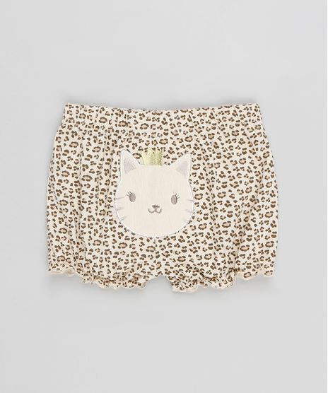 Short-Infantil-Onca-Estampado-Animal-Print-com-Laco-Bege-9110019-Bege_1