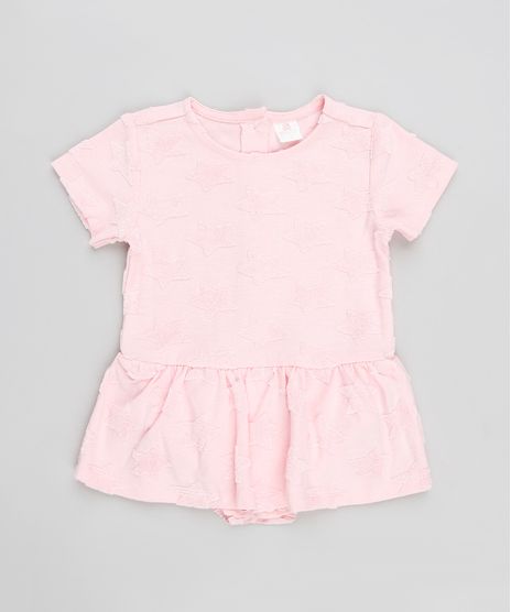 Body-Saia-Infantil-Texturizado-Estrelas-Manga-Curta-Decote-Redondo-Rosa-9125739-Rosa_1